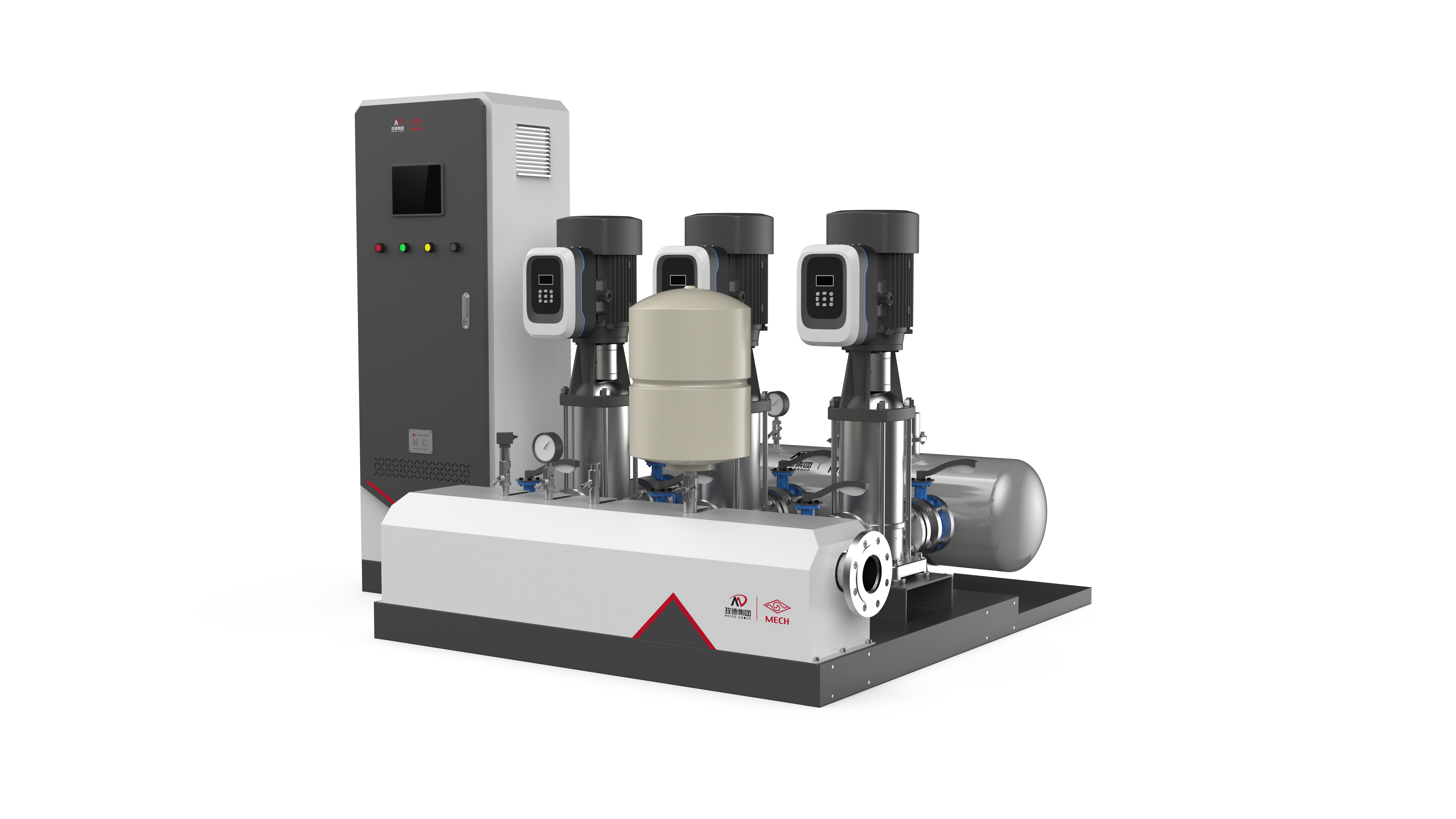玫德集團智能罐式無負壓供水設備與智慧水務解決方案